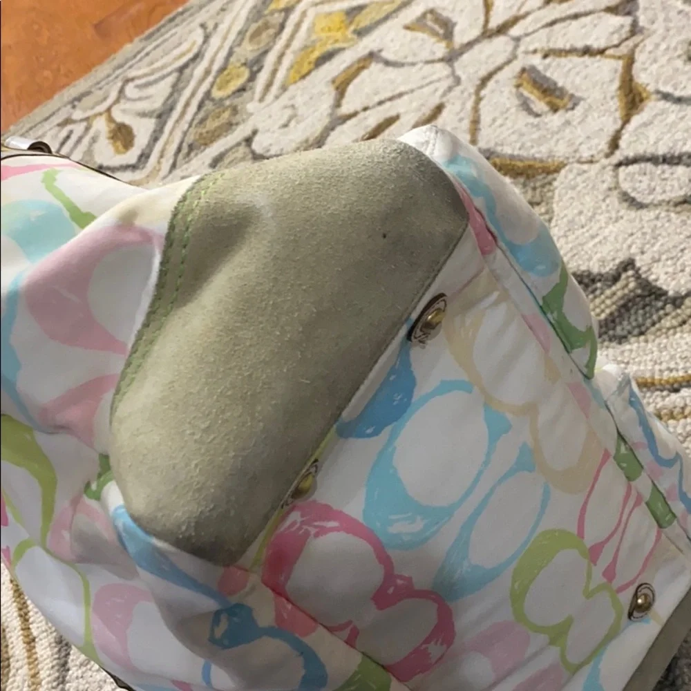💕 Coach medium authenticate multicolor travel bag - Picture 11 of 15